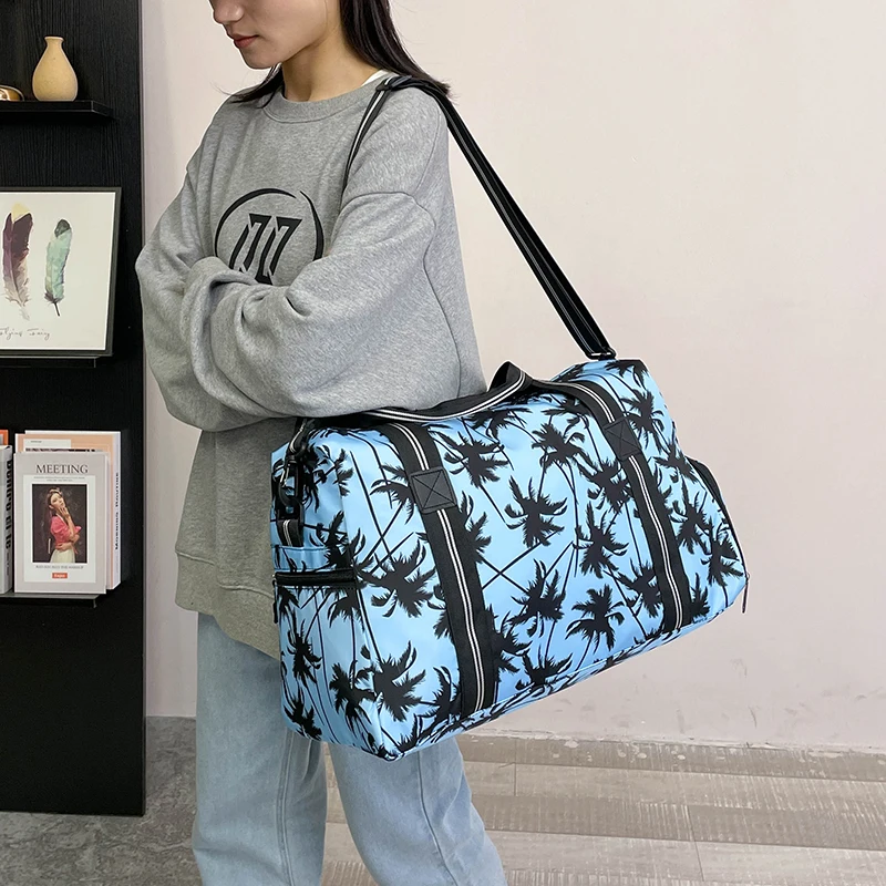 Fashion Korean Version Of Portable Travel Bag Female New Dry And Wet Separation Shoe Warehouse Single Shoulder Cross-Body Bag M9