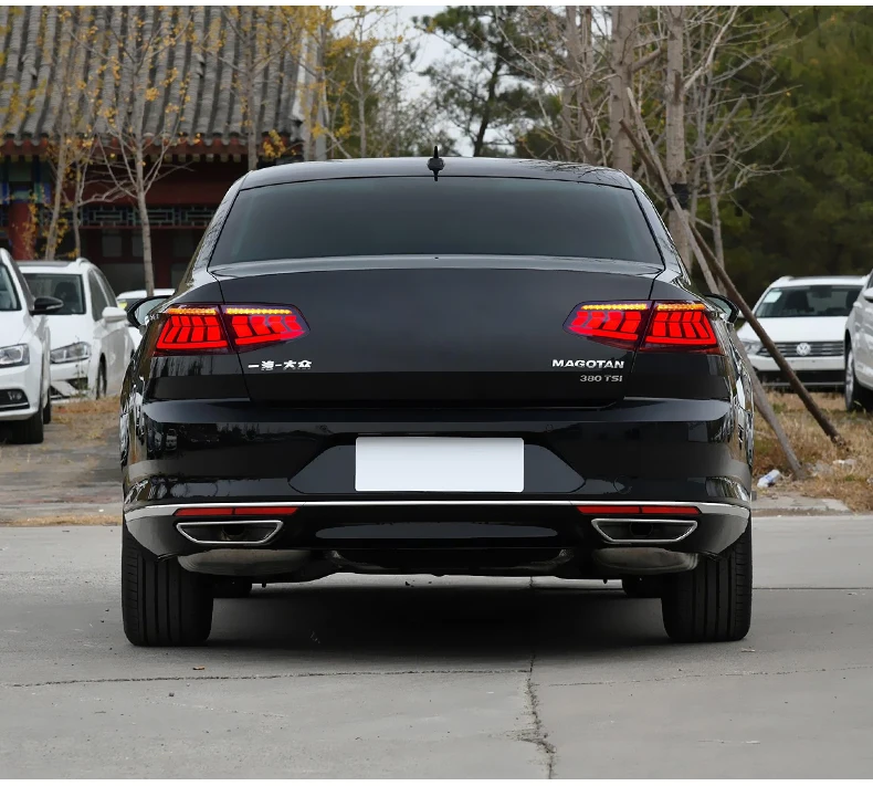 

Светодиодный ные задние фонари для Volkswagen Magotan B8 2017-2019 DRL, динамический Автомобильный задний фонарь в сборе, сигнал, автомобильные аксессуары,...