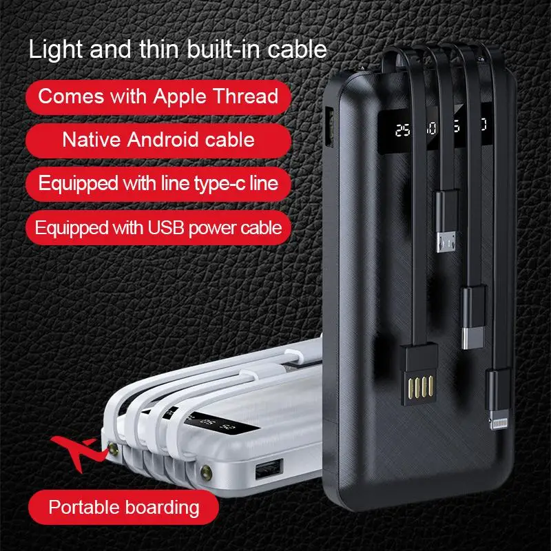 

Compact Portable Power Display Line Mobile Phone Charging Treasure