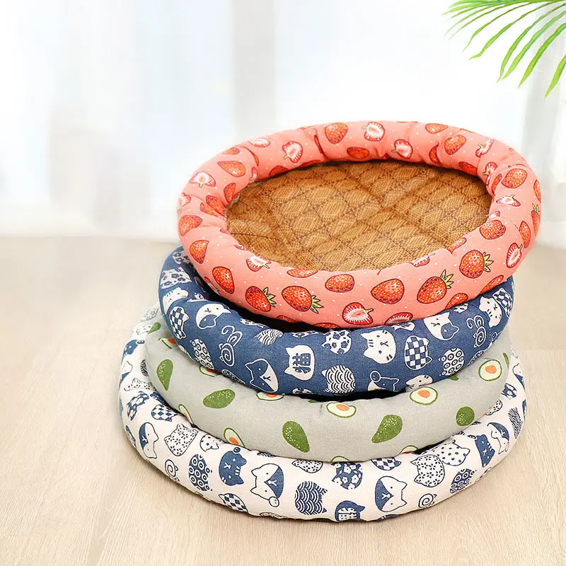 

Коврик для кошек, ледяной коврик, кровать для сна, напольная клетка, спящее гнездо, гнездо для кошек, летние и четыре сезона, общие товары для ...