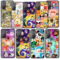 disney multiple characters mix for samsung galaxy s22 s21 s20 ultra pro lite s10 5g s10e s9 plus black cover phone case