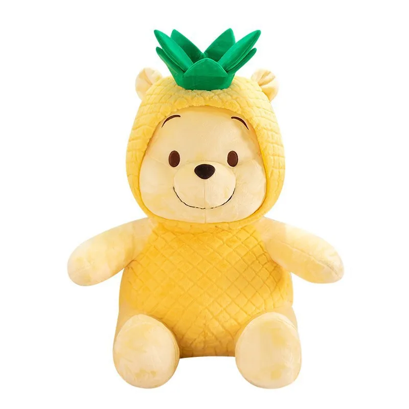 

Disney Children's Plush Toy Pineapple Pooh Bear Doll Cute Girl Sleeping Pillow To Accompany Children Birthday Gift Students