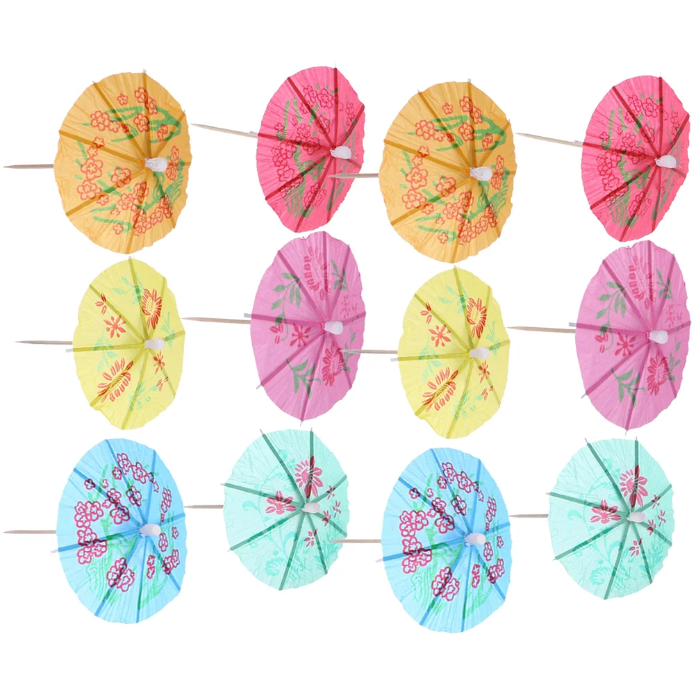 

Picks Umbrellas Cocktail Drink Umbrella Drinks Parasol Cupcake Toppers Mini Summer Fruit Toothpicks Paper Parasols Elegant