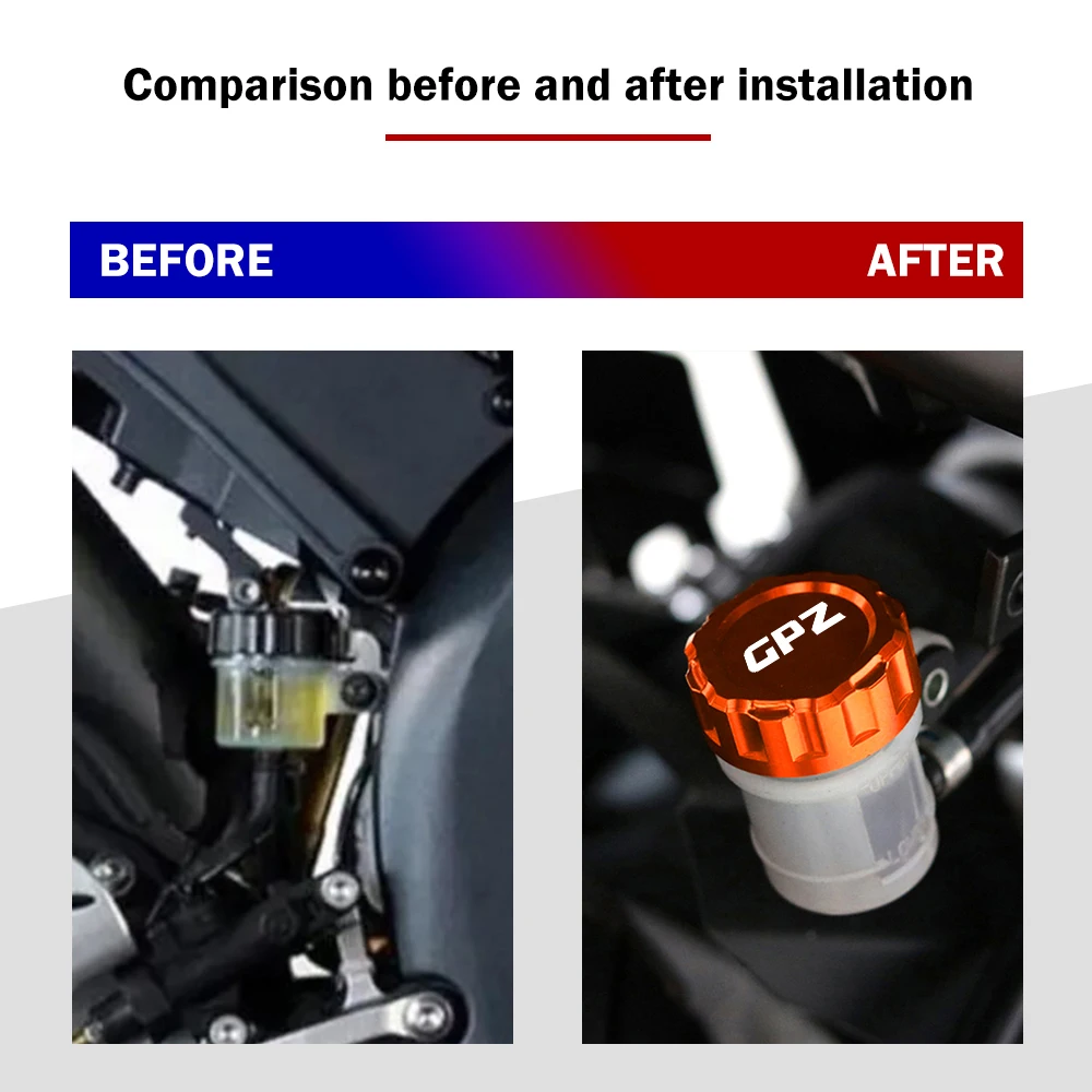 Резервуар для тормозной жидкости Kawasaki GPZ1100 GPZ750 ZX750 GPZ900R GPZ550 ZX550 GPZ400R аксессуары