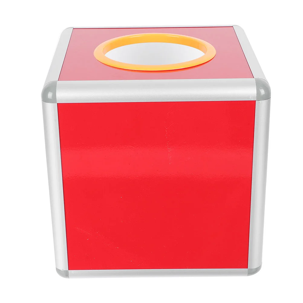 

Meeting Raffle Box Cubic Ballot Box Multi-function Lottery Box Donation Case