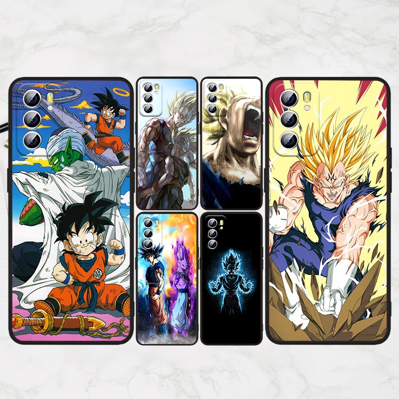 

Goku dragon ball animation For OPPO Reno 7 6 5 4 3 SE Z F Pro Plus 4G 5G Black Phone Case Silicone Cover Soft Shell Funda Capa