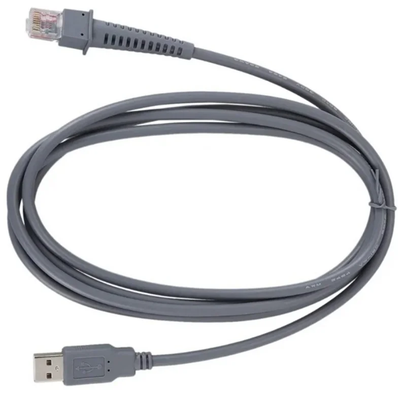 Фото 【Эксклюзив!】3-метровый USB-кабель для Datalogic CAB4120 QD2130 QD2110 GPS4490 Сканер штрих-кода USB-A «папа» к RJ45 №3