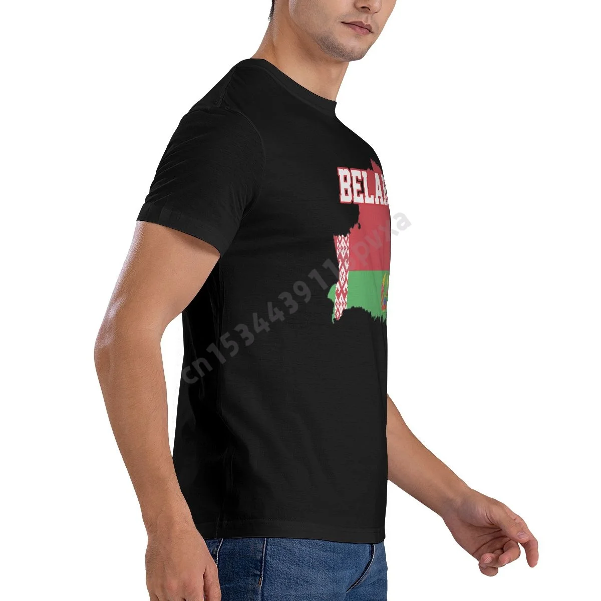 Флаг Беларусь Карта белорусской страны IT'S IN MY DNA Мужская женская футболка