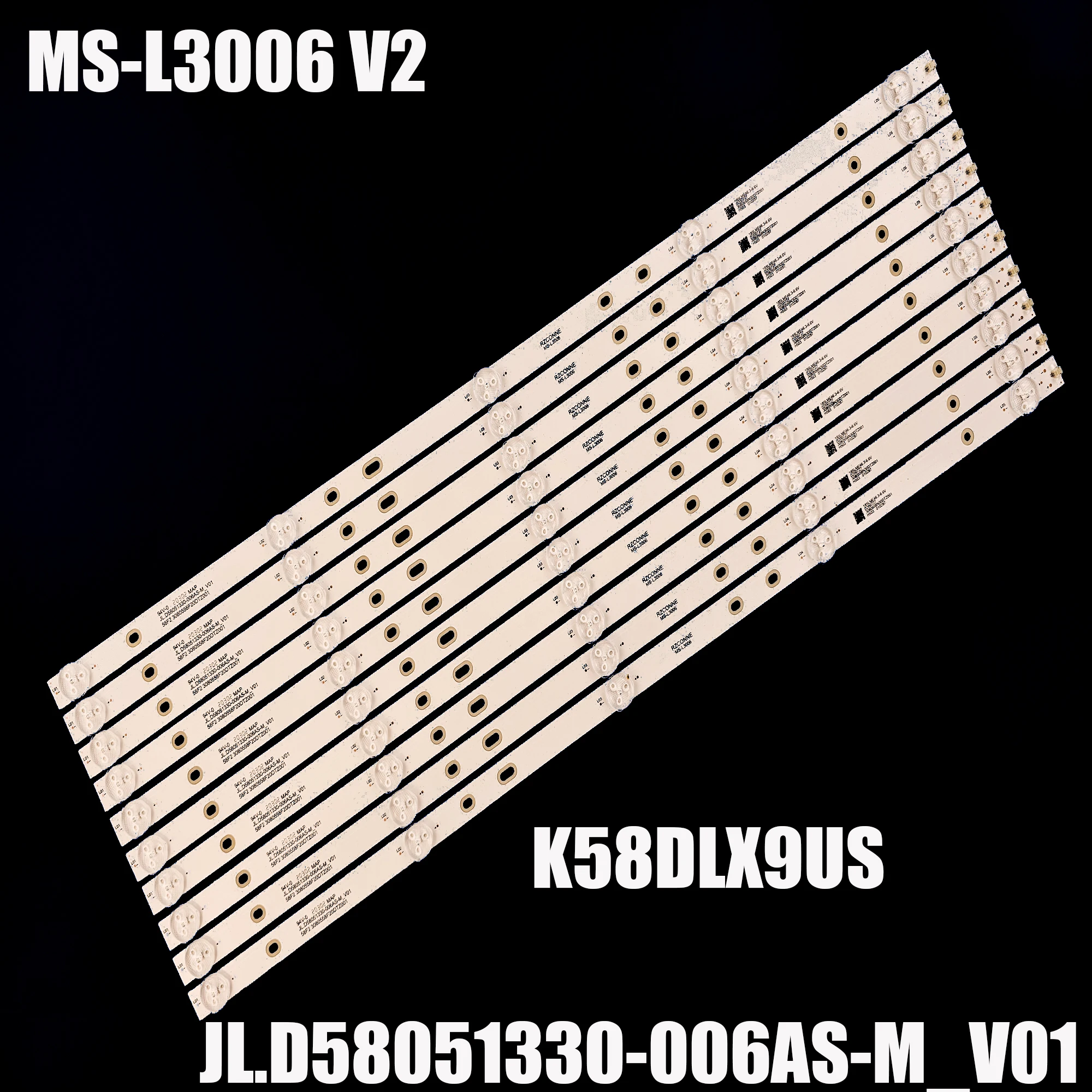 10 шт. CX580DLEDM MS L3006 V2 JL.D58051330 006AS M V01 58F2 3080558F20DTZ001 308055819NDTZ001 303CX580001E K58DLX9US 58PU55STC SM