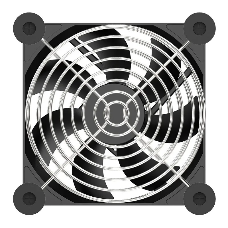 USB TEUCER Корпус компьютера Вентилятор 8 см/12 см/14 см Тихий охлаждающий вентилятор с