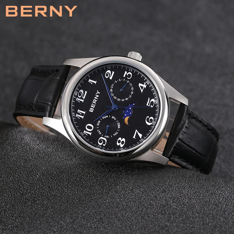 Couple Quartz Watch Waterproof Genuine Leather Strap Day Date Calendar Watches Пара смотреть Reloj de pareja Valentine's Day