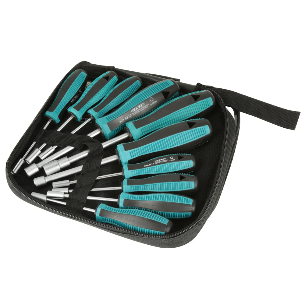 

10pcs CRV Steel 3-9mm Hex Screwdriver Socket Set Wrench Hand Tools Socket