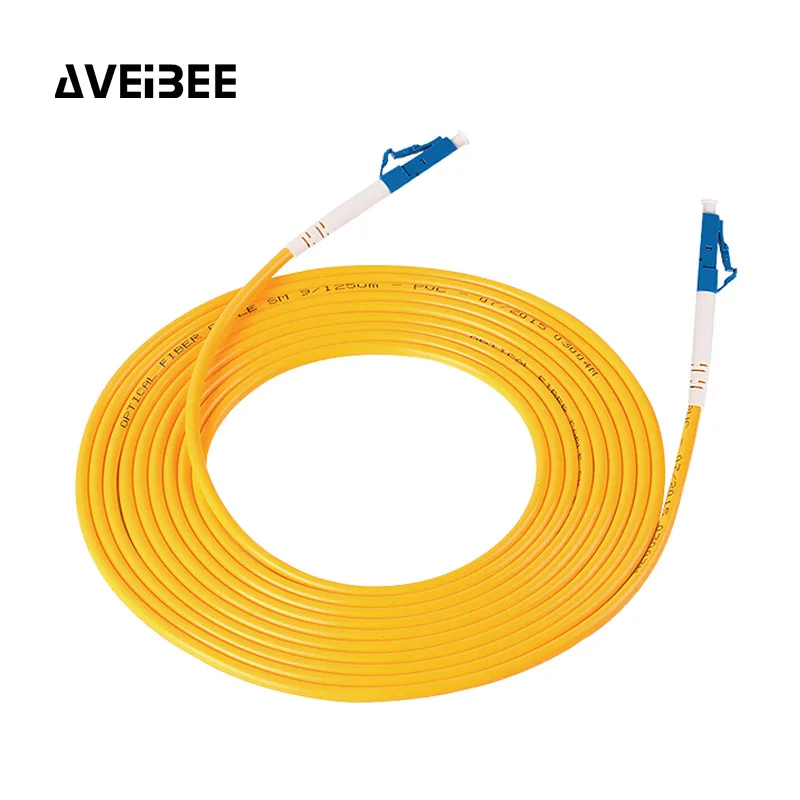 LC LC Singlemode Fiber Optic Patch Cable LC UPC SM 2.0 or 3.0mm 9/125um FTTH Fiber Patch Cord Optical Fiber Jumper 3m 10m 30m