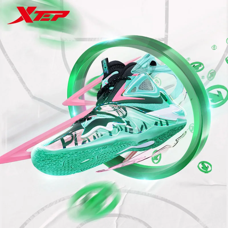 Xtep [ Ao Zhan 1,0]-zapatillas de baloncesto transpirables, duraderas, amortiguadoras, cómodas y versátiles, 978319120019