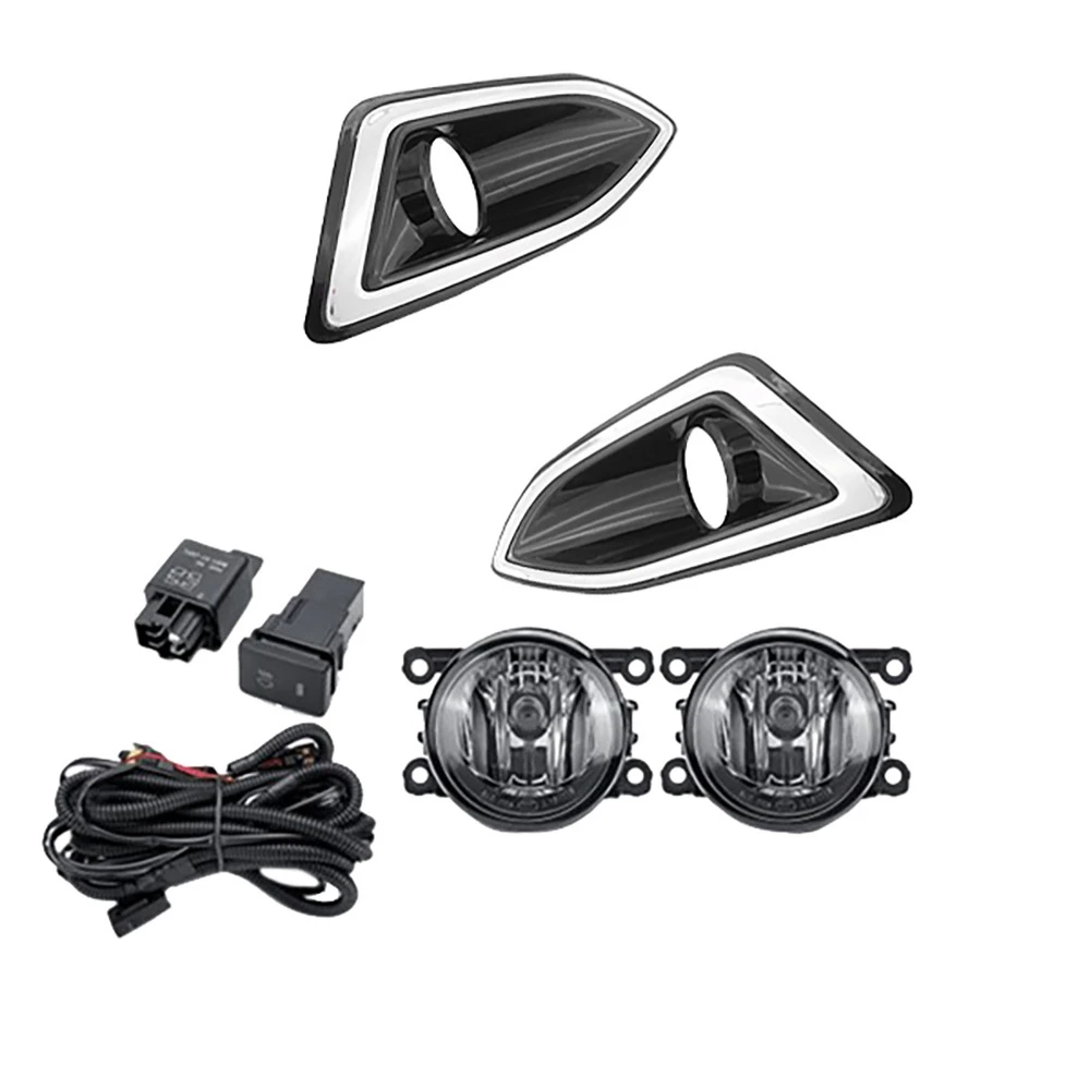 

Галогенные Противотуманные фары, головные фары, хромированная противотуманная фара, крышка гриля, ободок, переключатель, противотуманные ф...