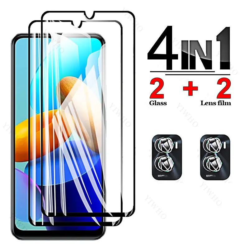 Фото Защитная пленка для Vivo Y35 5G, пленка для экрана Vivo Y30, Y31, Y31s, Y32, Y33, Y33s, Y35, закаленное стекло для объектива камеры, черное стекло HD №2