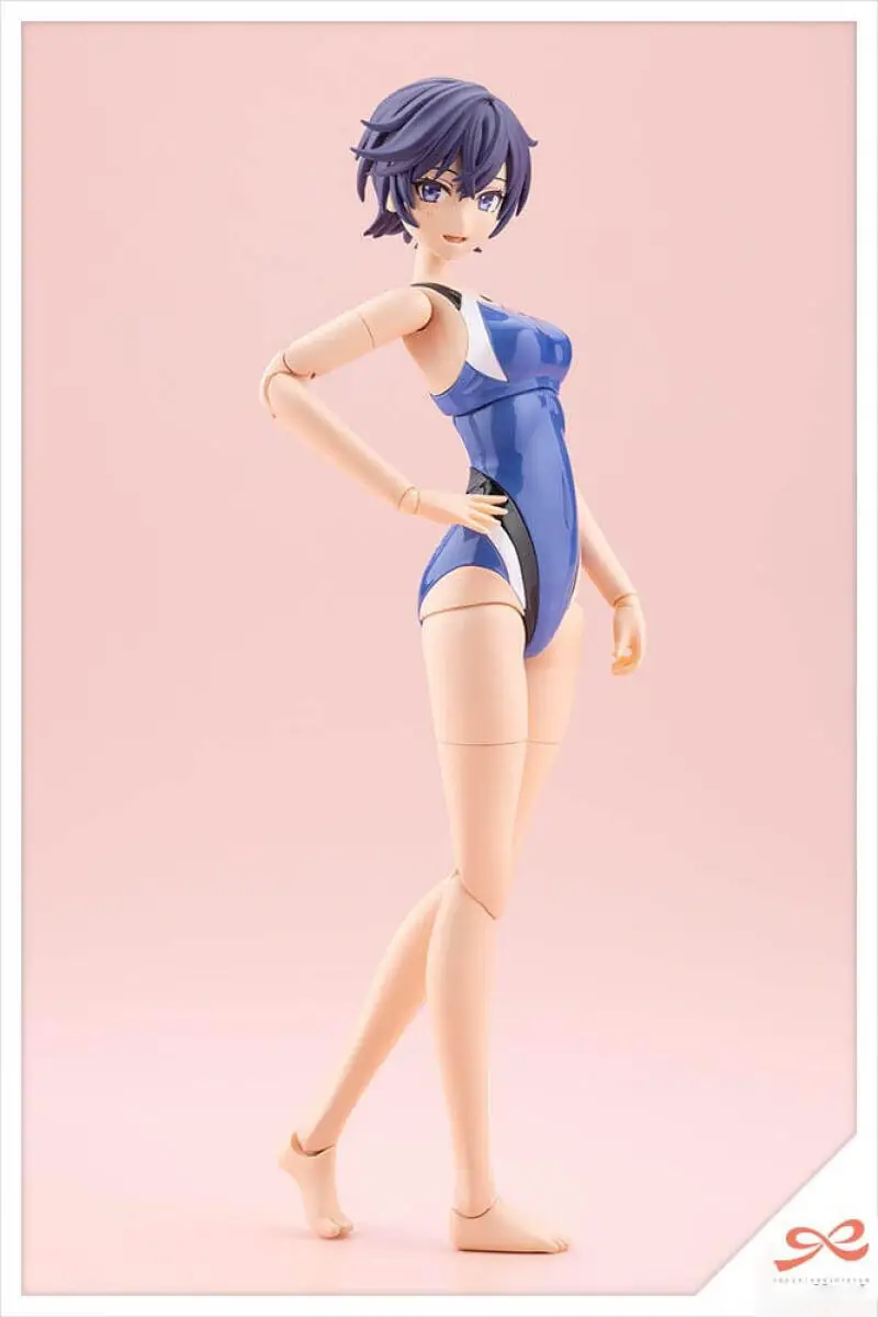 Фото Оригинальная фигурка Kotobukiya Sousai Shojo Teien Руи Саотомэ в соревновательном купальнике, аниме-модель, сборная коллекционная фигурка. №5