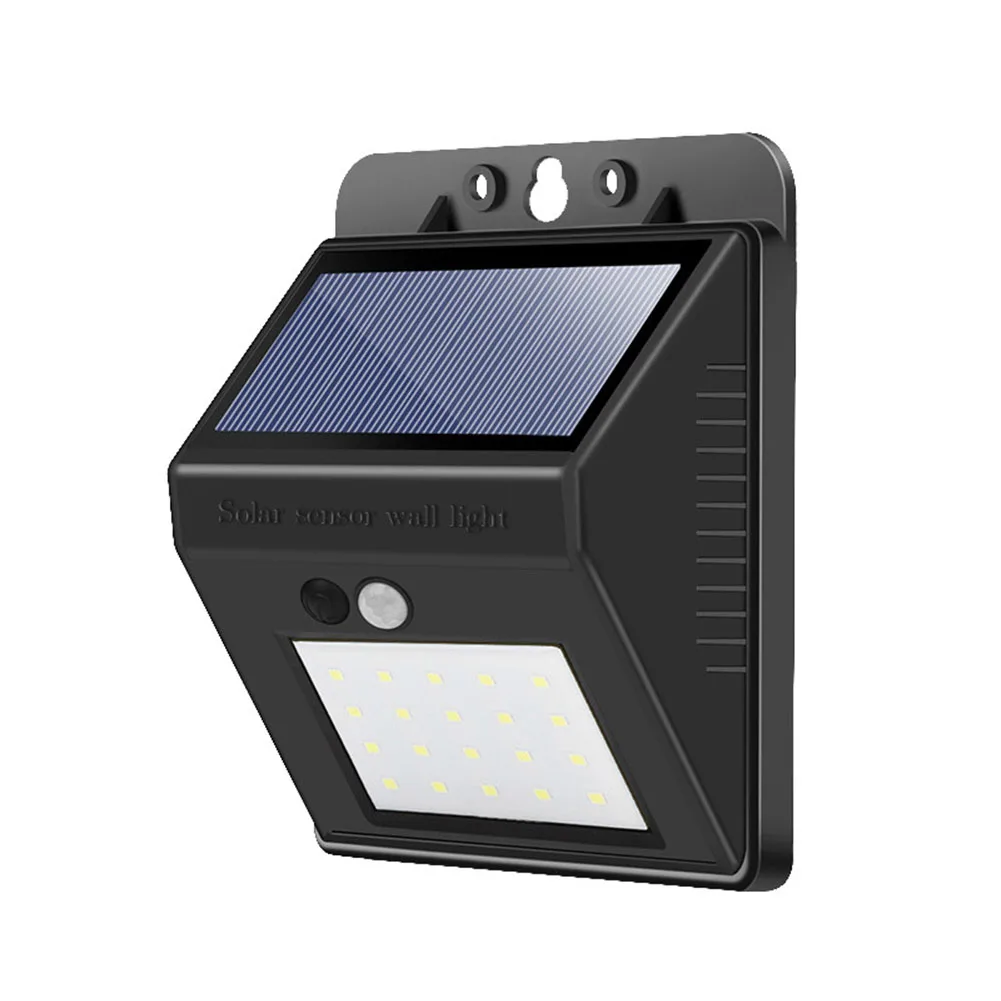 

20 LED Solar Powered Outdoor Wall Light Motion Sensor Courtyard Decoration Lamp for Outdoor Garden Patio Accessory