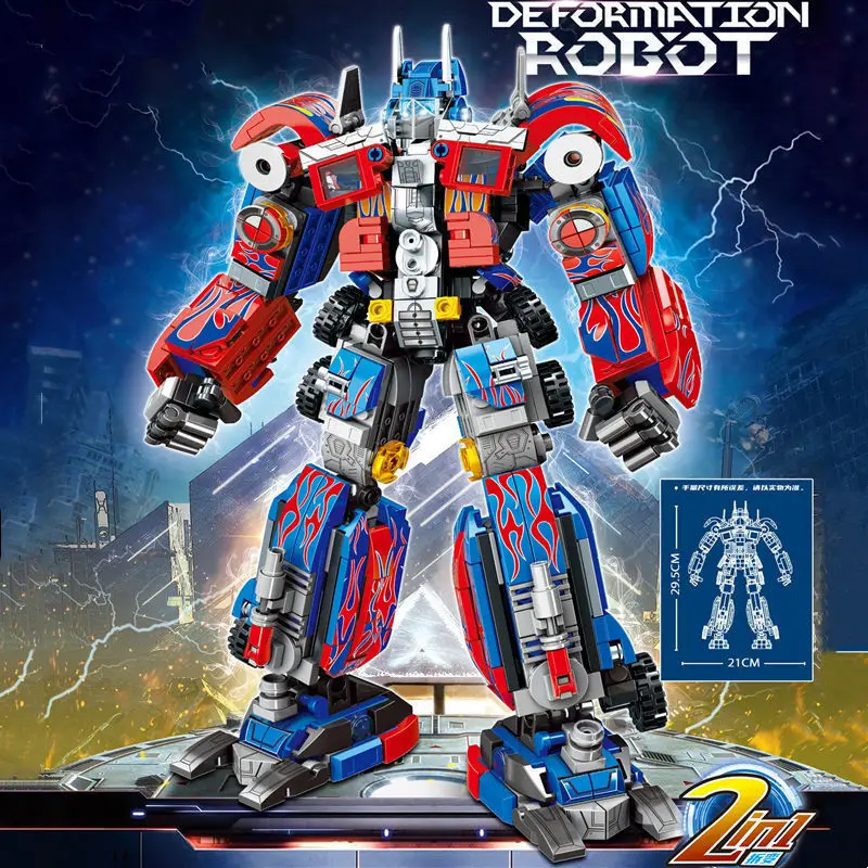 Совместим с Lego Optimus autobot робот-деформация модель-головоломка сборка Wasp алмазные