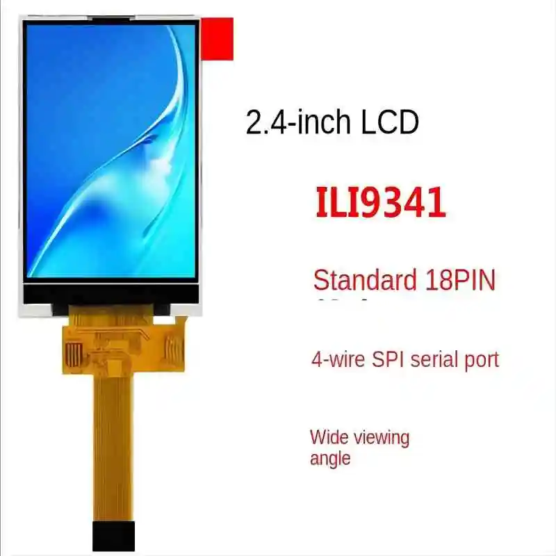 

New 2.4 Inch Tft LCD Screen SPI Serial Screen DisplaILI9341 Y Standard 18PIN Color LCD