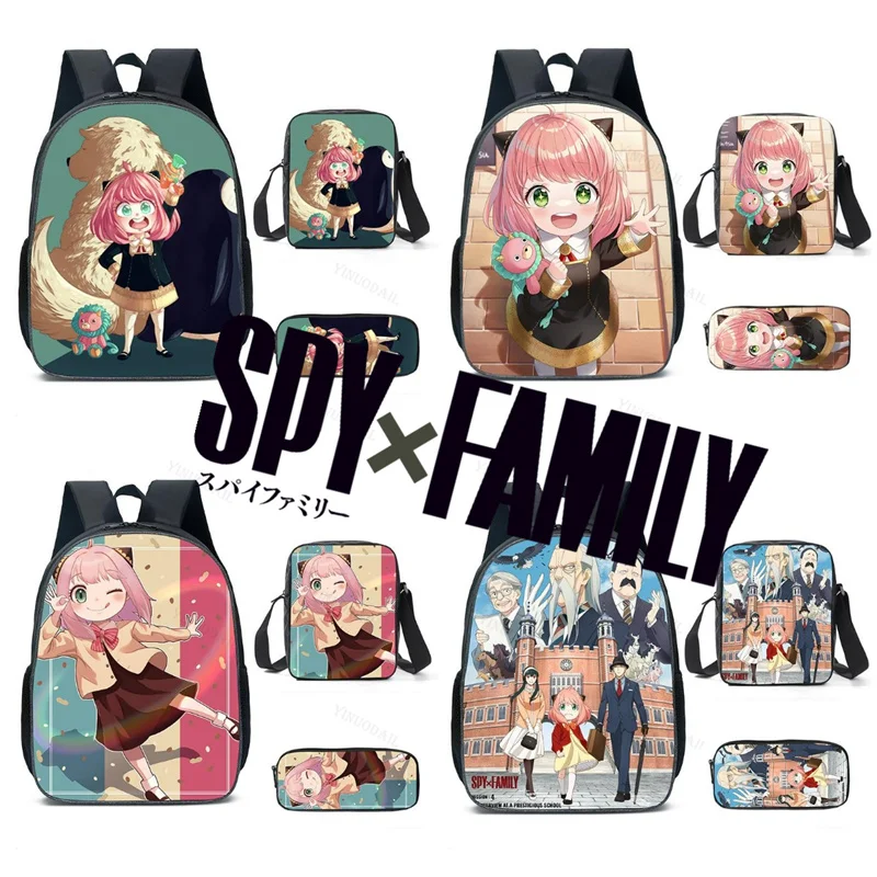

SPY X FAMILY Twilight Anya Backpack Children's 3D Cartoon Schoolbag For Primary School Comfortable Laptop Backpack Unisex