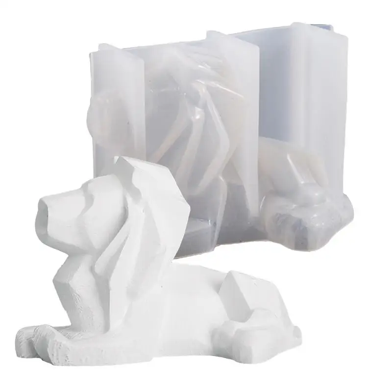 

Lion Silicone Mold Durable Laying Lion Resin Mold Silicone Lion Shaped Handmade Making Mould DIY Craft Resin Mold For Fondant