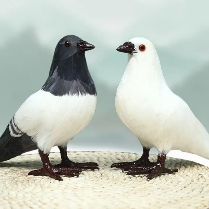 

Белый голубь, свадебное украшение, имитация белого голубей, украшение для дома, гостиной