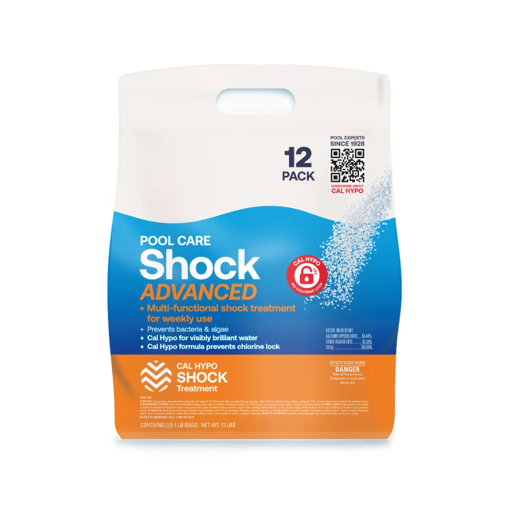 

Pack of 12 Pool Care Shock Advanced for Swimming Pools, 1lbs