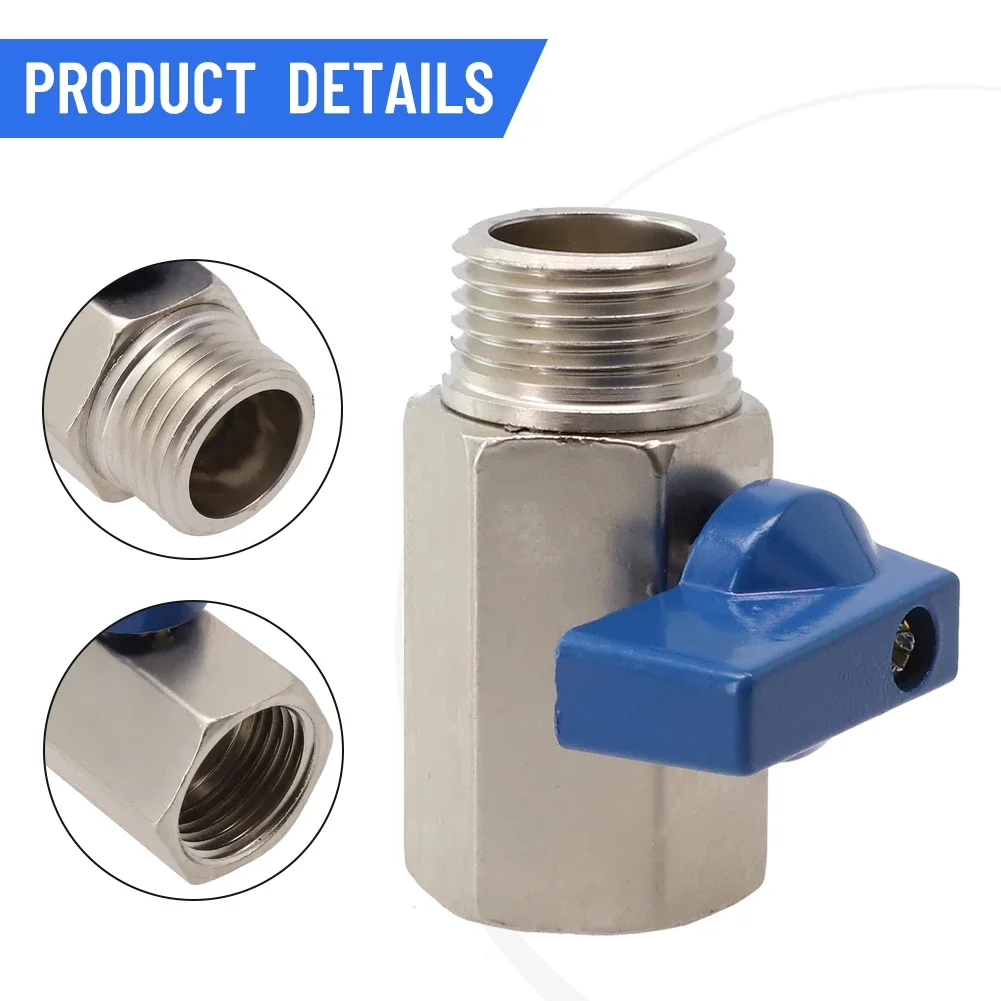 Шаровой кран из нержавеющей стали регулируемый для нагрева в верхней части