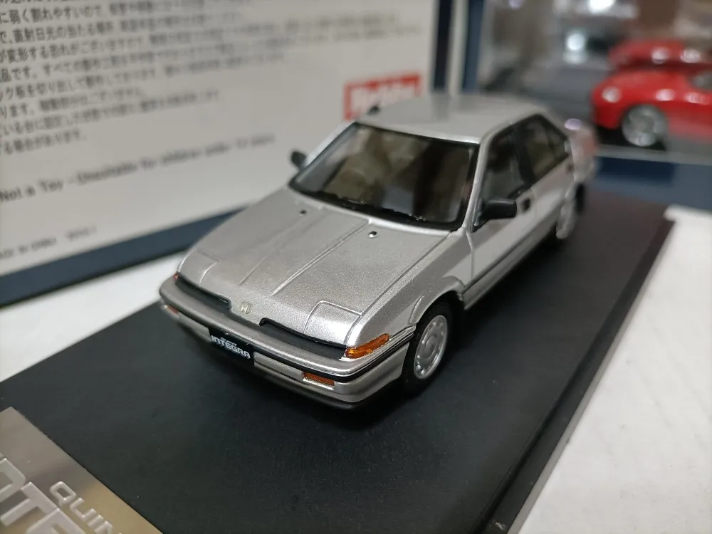 

MARK43 1/43 FIRST GENERATION HONDA STYLE COUPE QUINT INTEGRA SILVER CAR MODEL