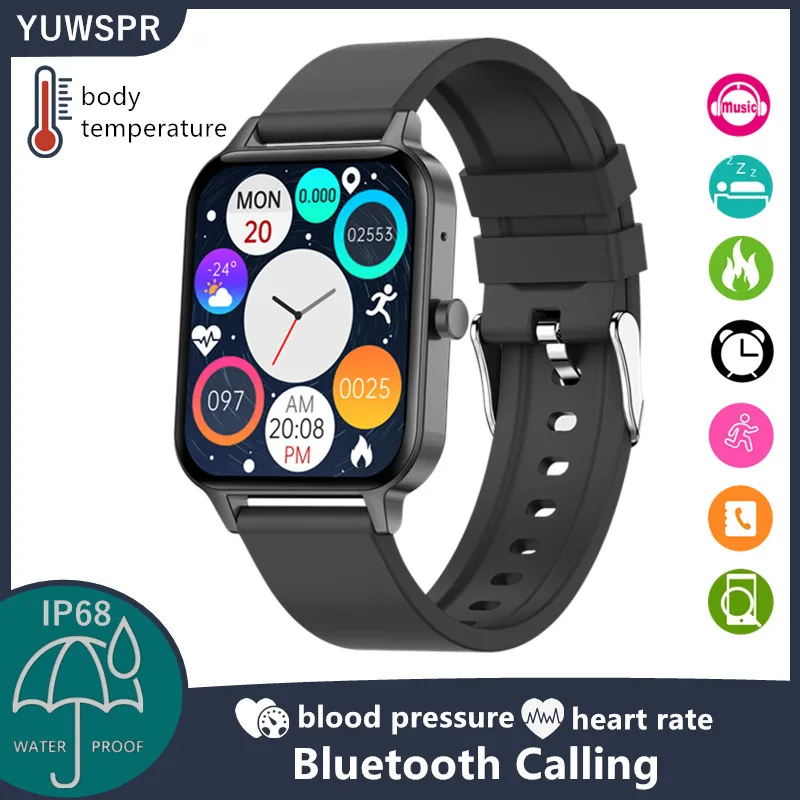 

Music Call Smart Watch Men Women Sports Wristband Fitness Tracker IP68 Waterproof Health Monitoring With Split Screen MX7