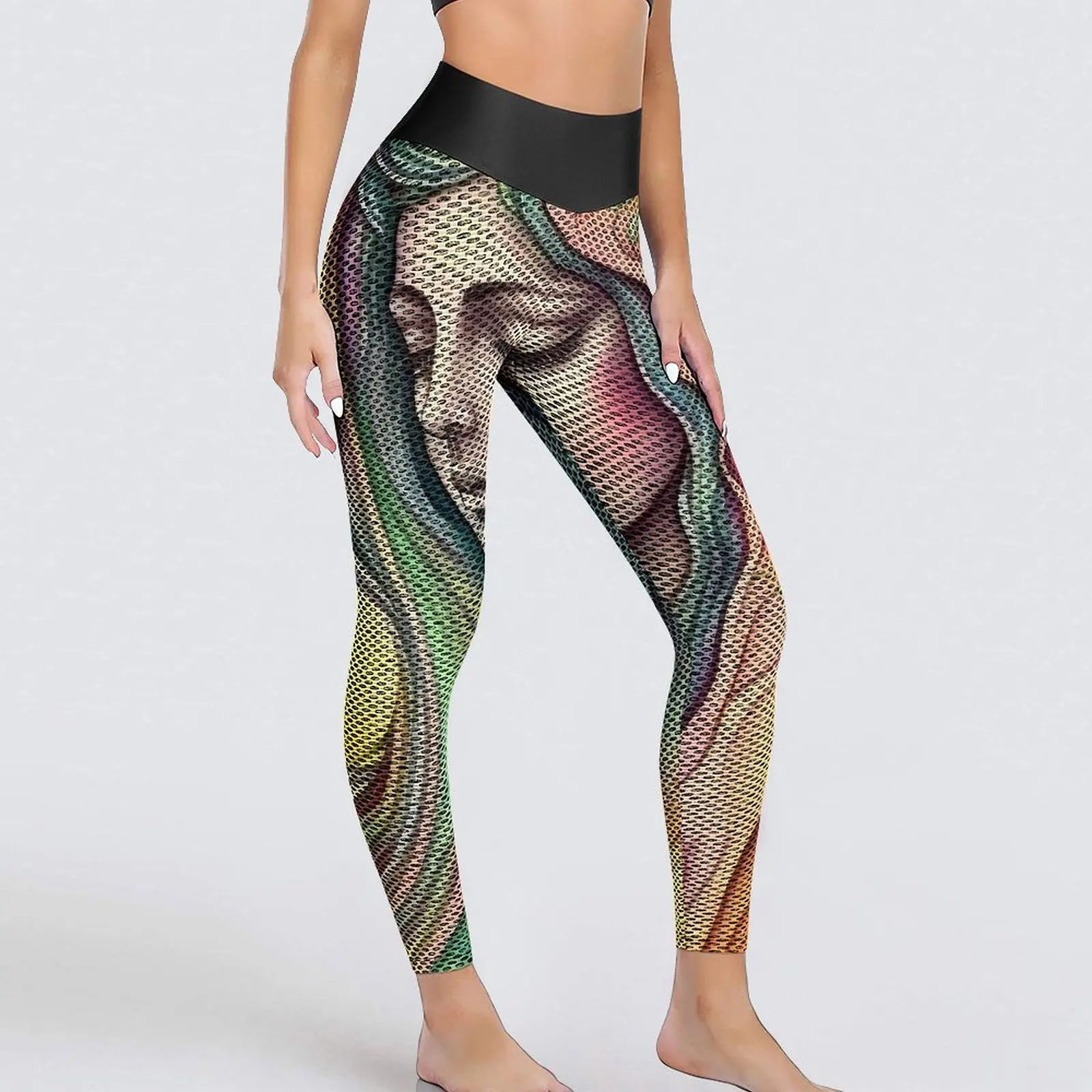 

Virgin Mary Leggings Sexy Catholic Christian Mother Running Yoga Pants Push Up Seamless Sports Tights Novelty Design Leggins