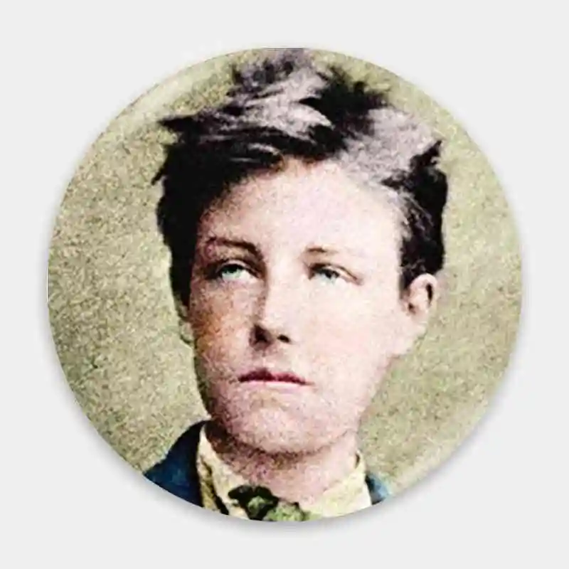 Артур Рембо джинсовая брошь с якорем периферийная булавка мультяшный кулон