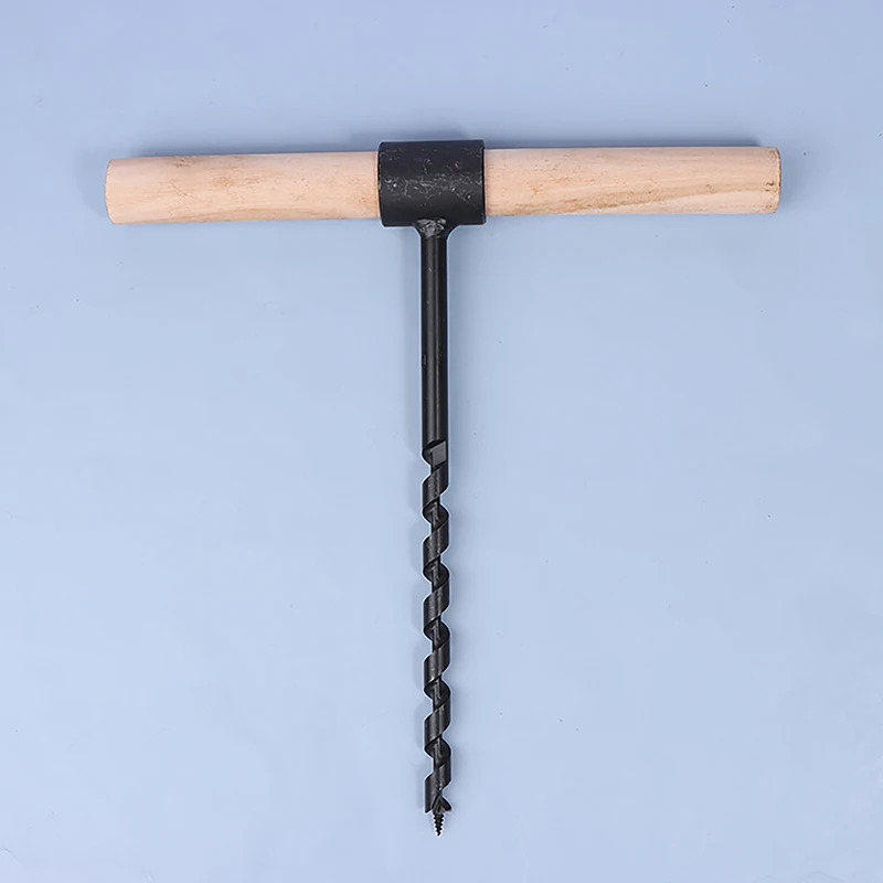 Ручная дрель для выживания на открытом воздухе ручная шнековая из углеродистой