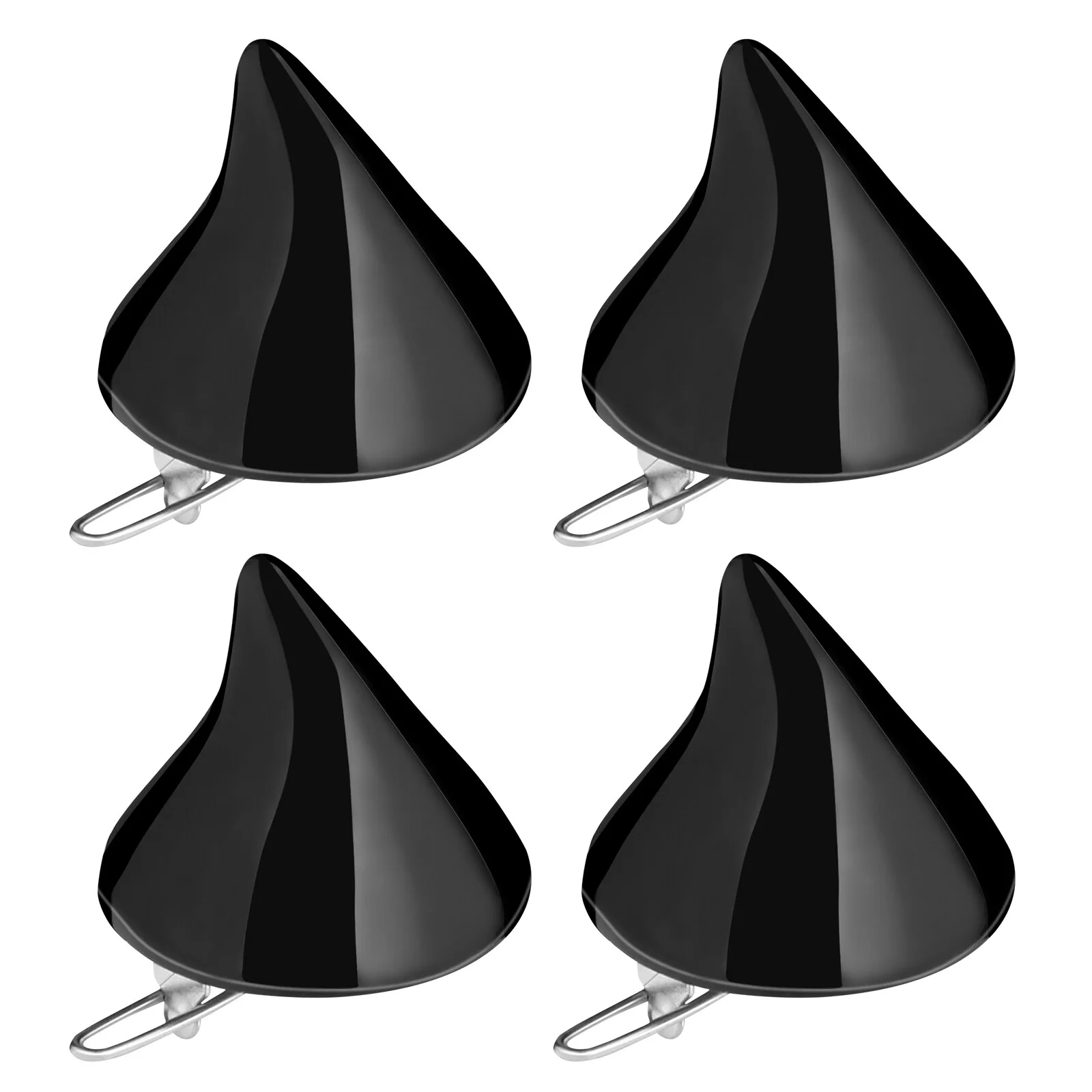 

4Pcs Black Horn Halloween Headwear, Hairpin Costume for Hair Accessories