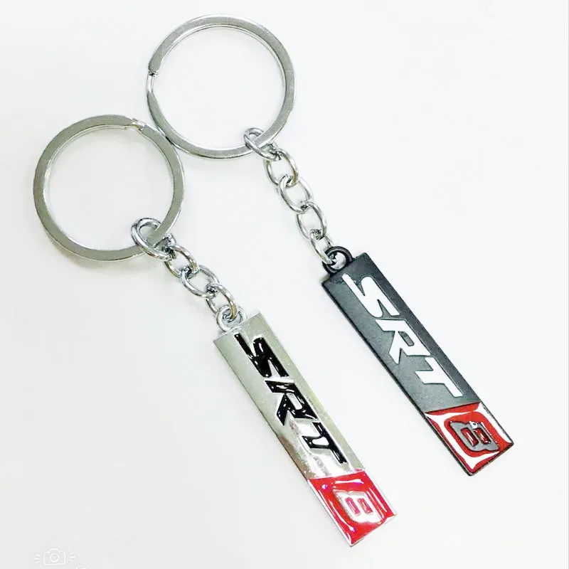

Car Keychain Keyring Key Ring Key Chain Holder for SRT8 SRT 8 Dodge Charger Chrysler Jeep Grand Cherokee Wrangler Car Styling