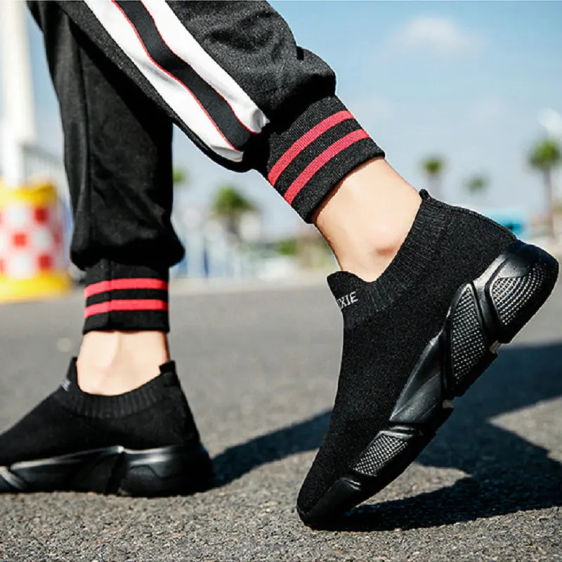 Heidsy Ultralight Comfortable Couple Casual Shoe Women's Walking Sock Sneakers Soft Summer Big Size 35-45 Light Unisex Footwear