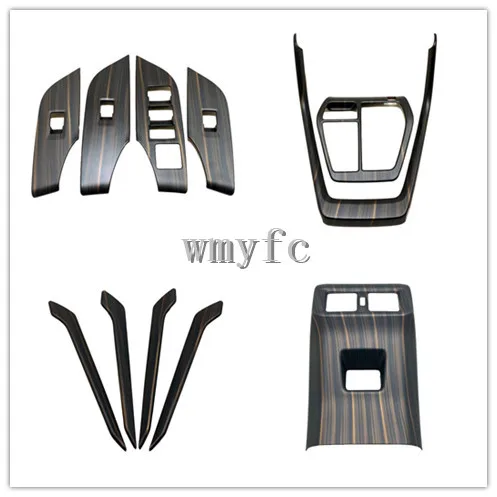 

Car Interior Peach Wood Decoration Accessories For Toyota RAV4 2019 -2021 Instrument Console Gear Water Cup Cover Air Vent Trims
