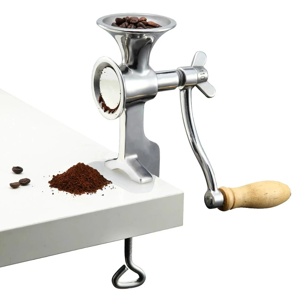 Ручная мельница для специй, измельчитель кофейных зерен из нержавеющей стали для домашнего использования, с ручным управлением, для сухой з...
