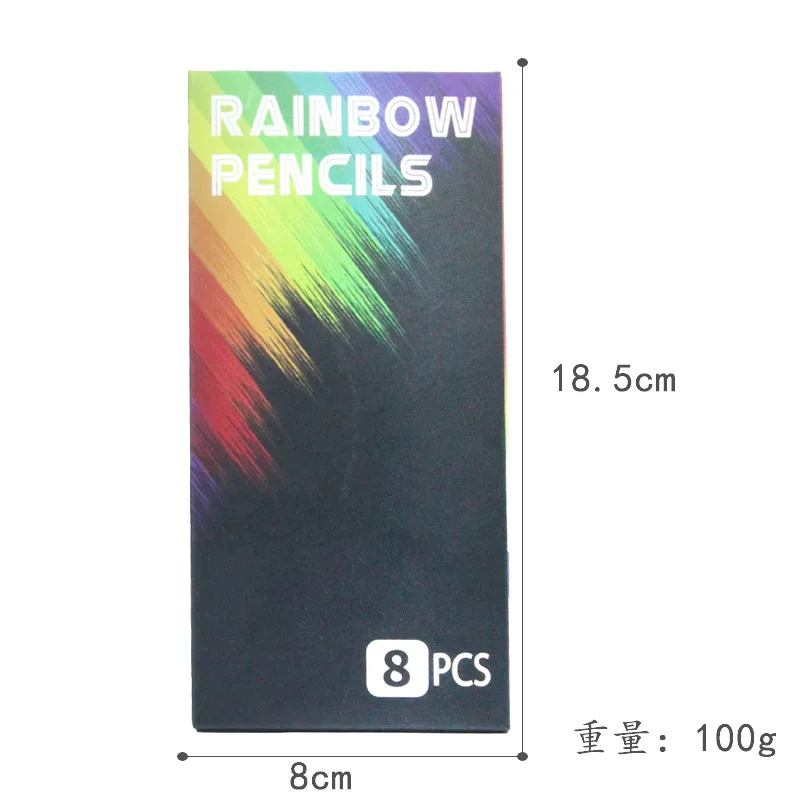 

Радужный деревянный карандаш 12 цветов