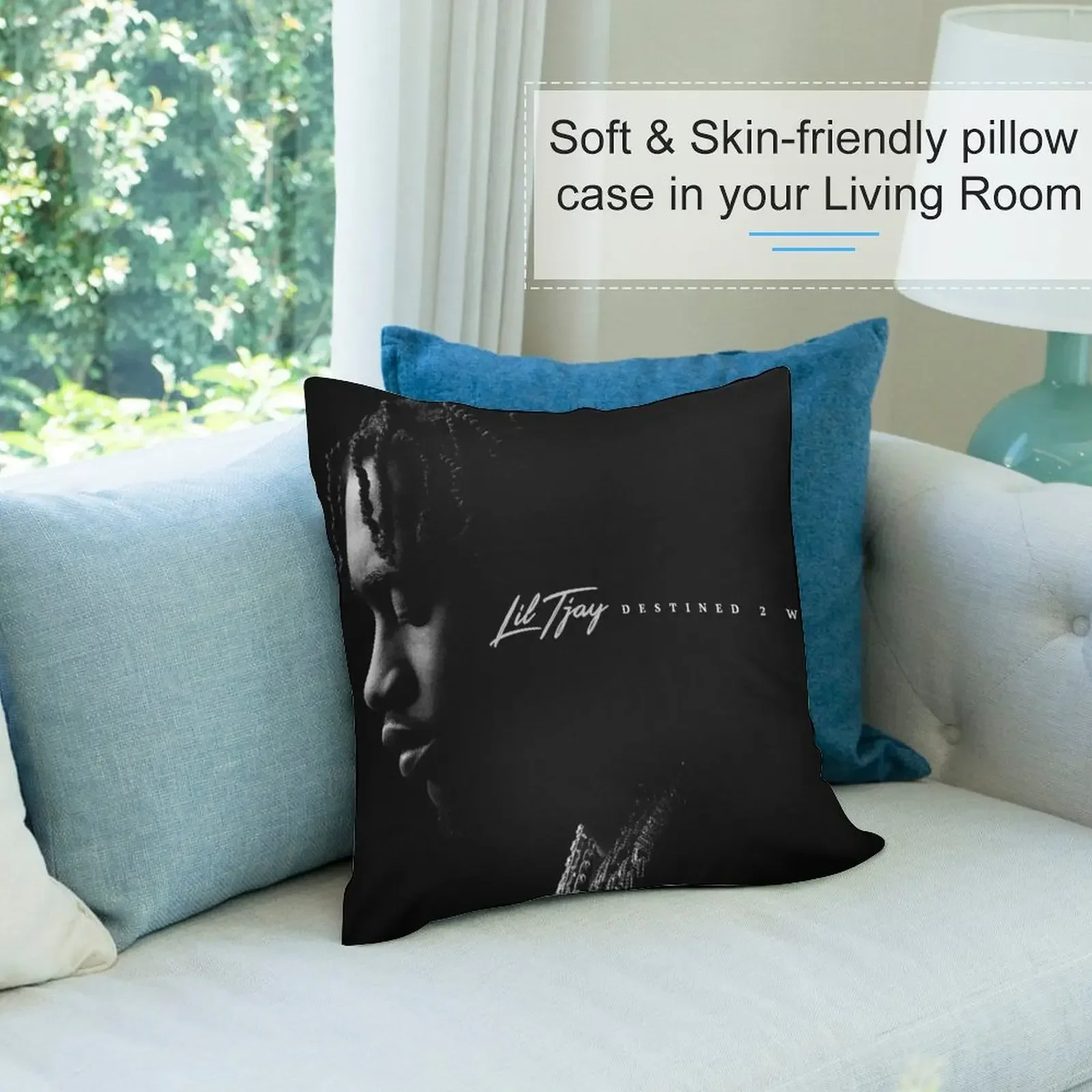 Lil Tjay-Destined 2 наволочка Win для дивана рождественская подушка