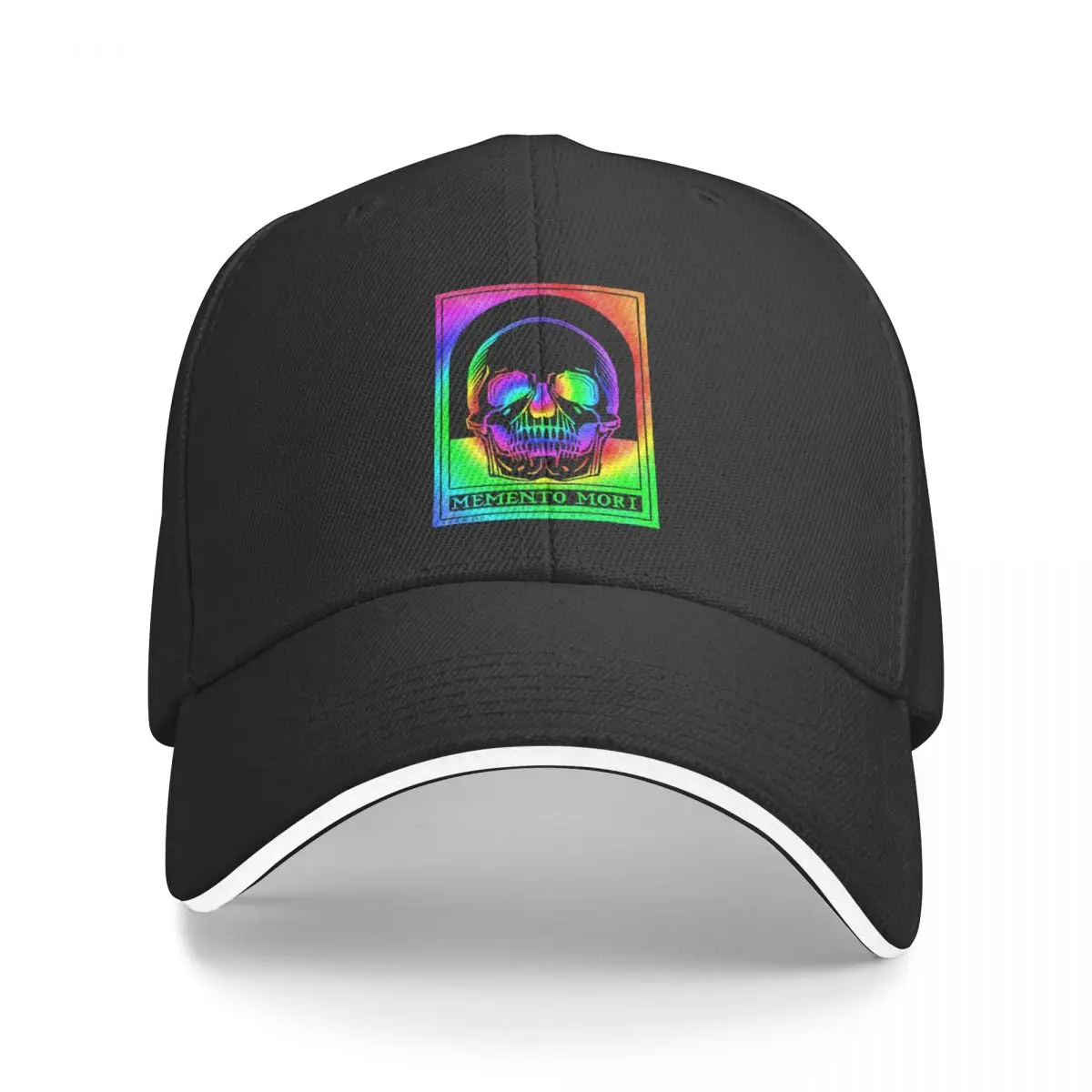 Фото Бейсболка Memento Mori Skull Witchy (Tie Dye) бейсболка черная Мужская кепка женские кепки №1