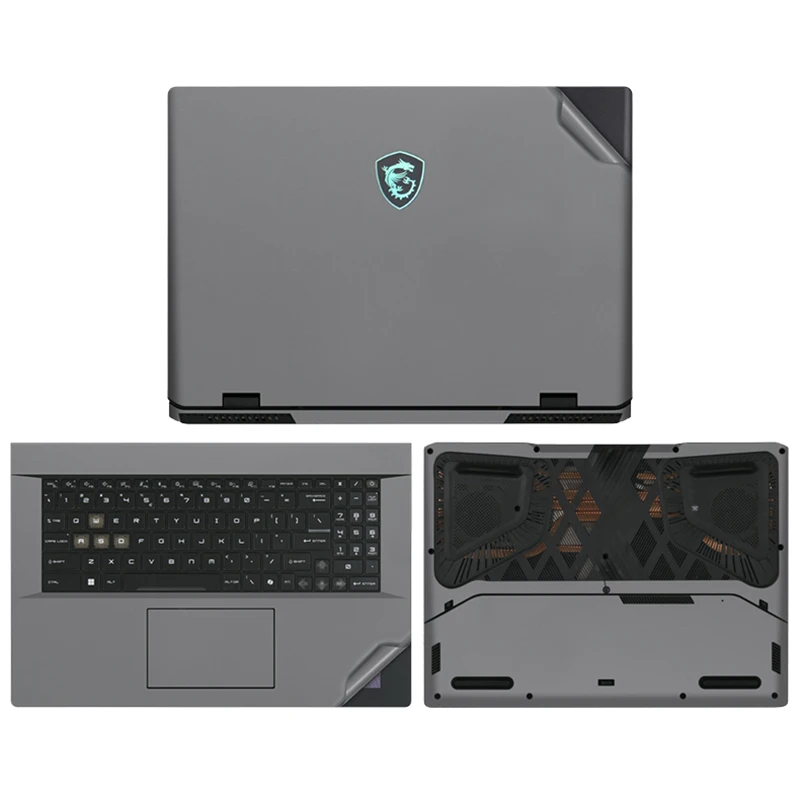 Кожа для ноутбука MSI Crosshair 16HX 17HX D14VF 2024 Raider 18HX A14V ПВХ наклейки Cyborg 16 14 HX Vector 17 Flim