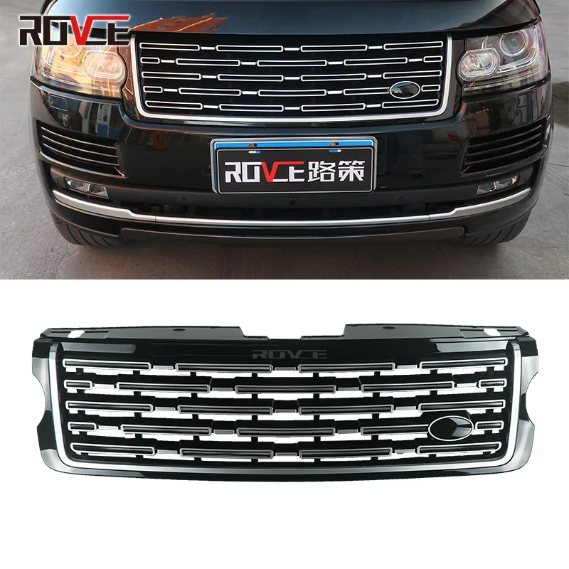 

ROVCE Решетка переднего бампера гоночные решетки для Land Rover Range Rover Vogue 2013-2017 L405 обновление 2023 новый стиль радиатор решетка