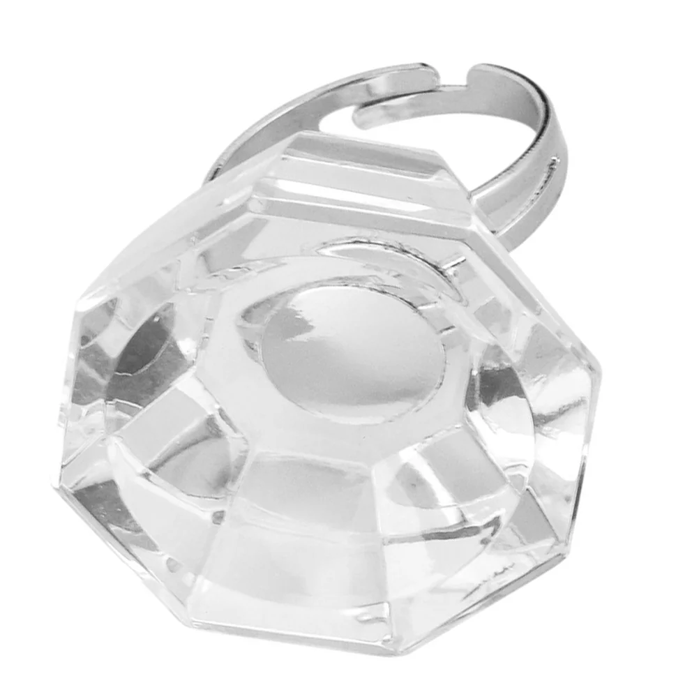 

1pc Grafted Color Cup Eyelash Embroidery Crystal Ring Embroidery Finger Drip Tray Pigment Holder