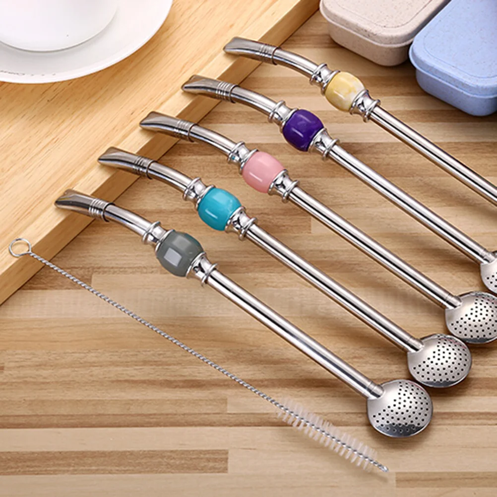 Yerba Mate Bombilla Gourd Питьевой фильтр Соломенный из нержавеющей стали Съемная