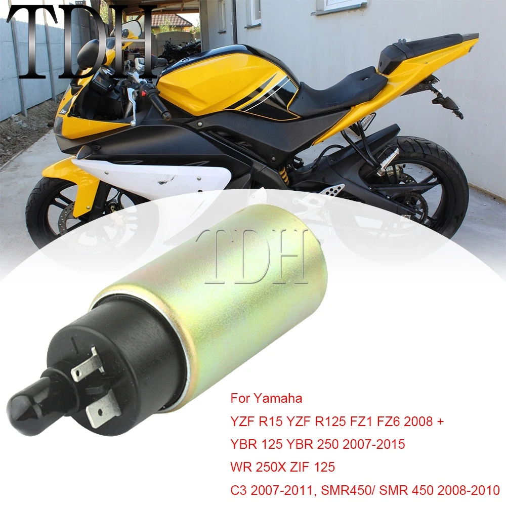 

Для Yamaha YZF R15 R125 FZ1 FZ6 YBR 125 250 SMR450 WR 250X ZIF 125 SMR 450 аксессуары для мотоциклов 30 мм сменный топливный насос