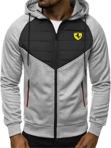 Men's Ferrari Jogging Sport Sweatshirt Pullover Sweater+Pants Fashion Suit 2021