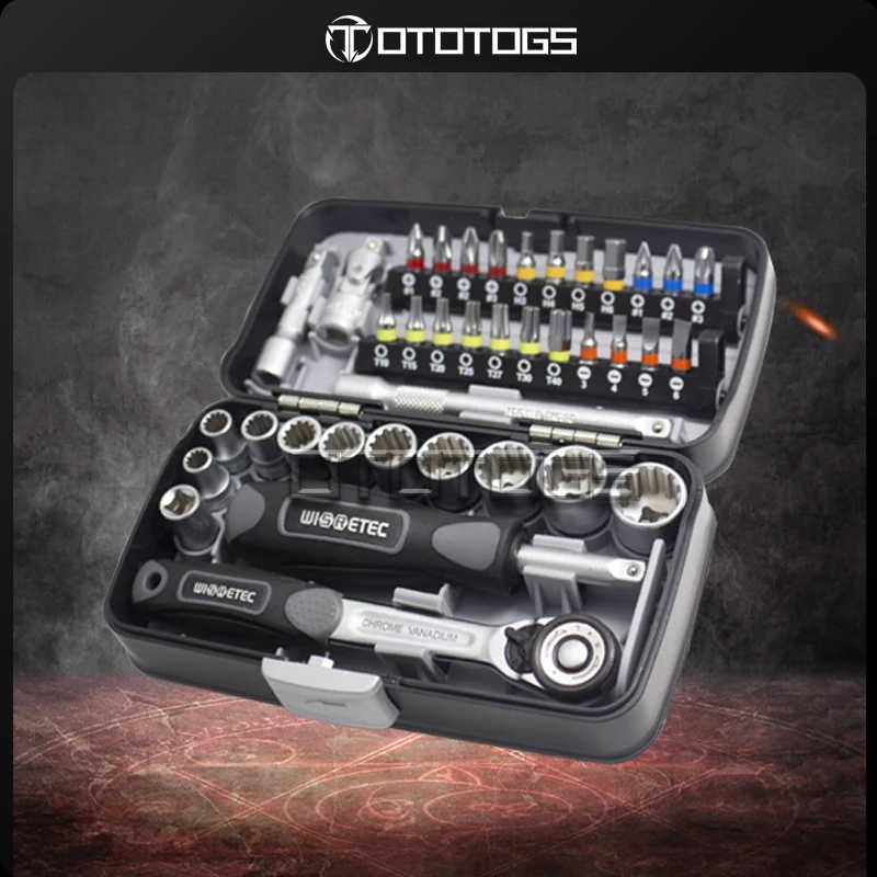 Семейный набор инструментов для мотоцикла, комплект из 38 предметов для ...