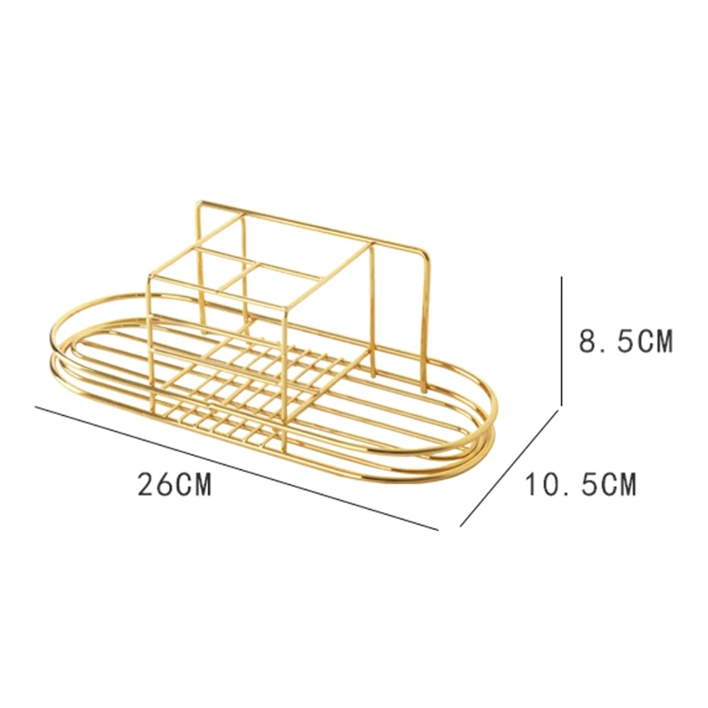 Настенная полка для хранения бритв ванной комнаты косметическая компактная